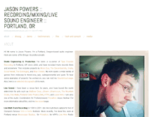 Tablet Screenshot of jpowersaudio.com